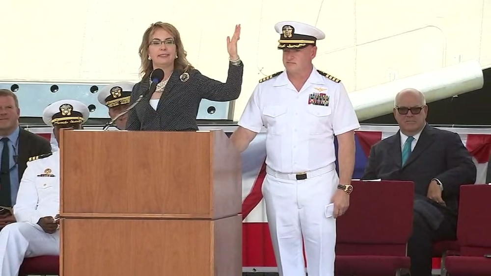 USS Gabrielle Giffords commissioned in Galveston